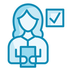 Obraz premium Quality Control Icon