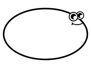 Frame Line Art Background Illustration