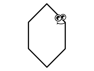 Modern Frame Line Art background