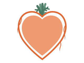 Carrot Border Easter Frame Background