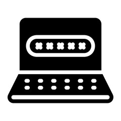 password Solid icon