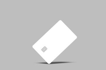 credit card blank mockup