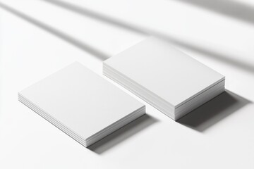 Business Card Mockup on Isolated Background created with Generative AI