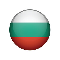 Flag of Bulgaria icon. Vector illustration