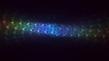 3D manual rendering abstract fractal light background. Its not AI Generatd illustration.