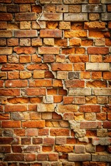 Obraz premium Natural and Realistic Brick Texture Image Ideal for Rustic, Urban, and Architectural Design Projects with Intricate Surface Details