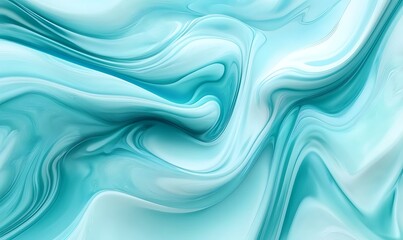 Elegant Light Blue Abstract Background with Smooth Waves and Lines for Web Banners