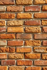 Fototapeta premium Natural and Realistic Brick Texture Image Ideal for Rustic, Urban, and Architectural Design Projects with Intricate Surface Details
