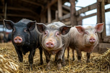 A skilled veterinarian performs humane castration on farm animals, highlighting expertise in livestock care through a high-quality image.