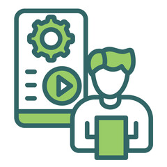 Social Media Management Icon