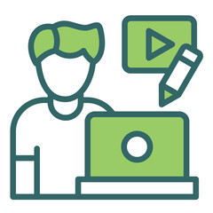 Fototapeta premium Video Editing Icon