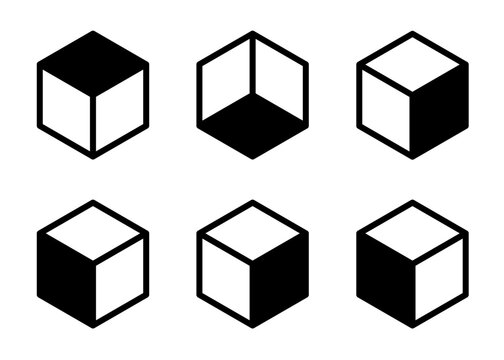 W&uuml;rfel Isometrisch Seite