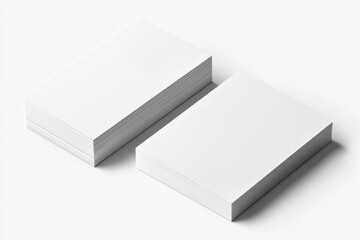 Business Card Mockup on Isolated Background created with Generative AI