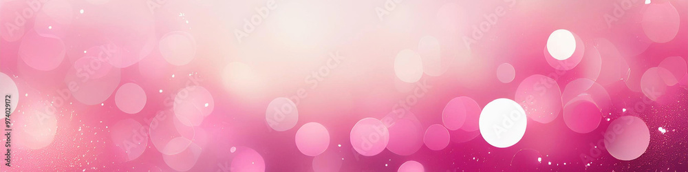 Wall mural white and pink gradient color with unfocused background