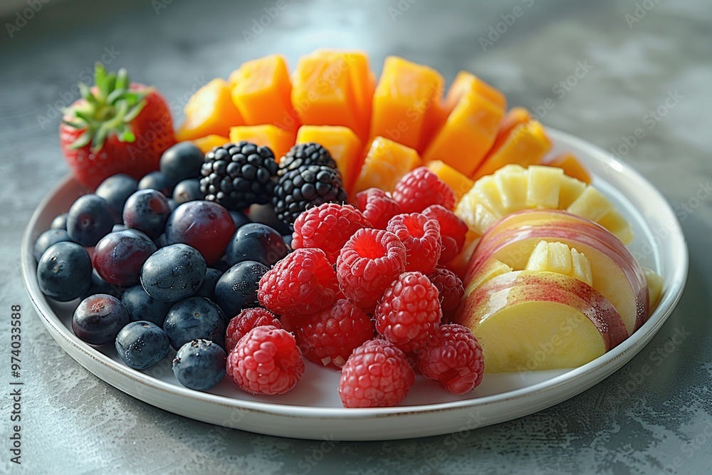 Sticker Fresh Fruit Platter