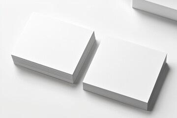 Business Card Mockup on Isolated Background created with Generative AI