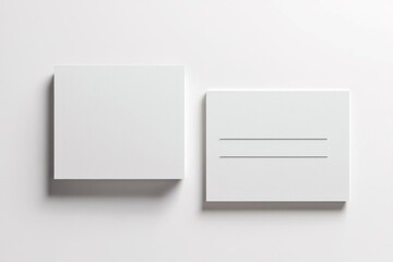 Business Card Mockup on Isolated Background created with Generative AI