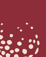 Amanita muscaria, fly agaric social media background 1x1