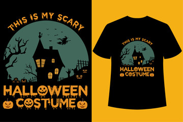 This is my Scary Halloween Costume,Halloween T-Shirt Halloween Vampire Costume T-Shirt Funny Halloween Party T-Shirt,Scary Halloween Halloween T shirt Design,halloween,best halloween t shirt.