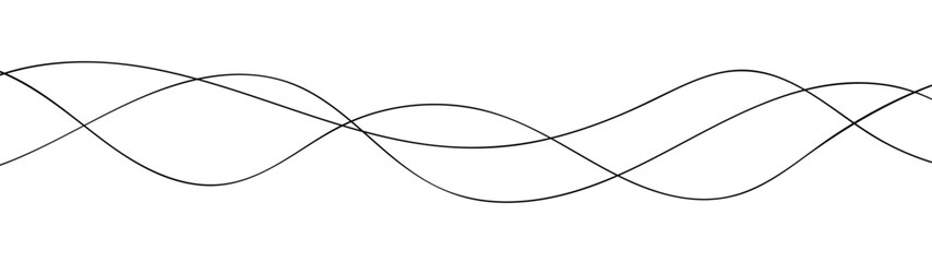 abstract wavy background with black wavy lines. black wave background. suit for banner, cover, poster, flyer, AI technology, digital, communication, 5G, science, music. vector illustration