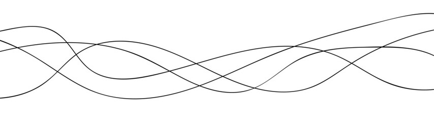 abstract wavy background with black wavy lines. black wave background. suit for banner, cover, poster, flyer, AI technology, digital, communication, 5G, science, music. vector illustration