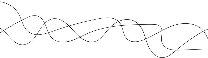 abstract wavy background with black wavy lines. black wave background. suit for banner, cover, poster, flyer, AI technology, digital, communication, 5G, science, music. vector illustration