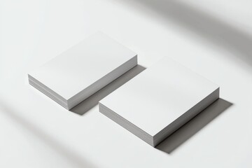 Business Card Mockup on Isolated Background created with Generative AI