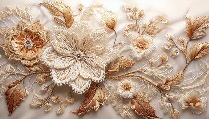 Bring life to garments with floral embroidery.  