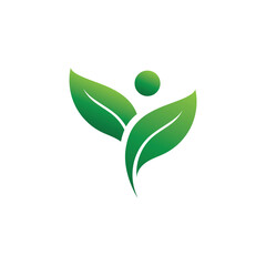 green leaf  logo nature  ecology