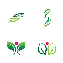 green leaf  logo nature  ecology