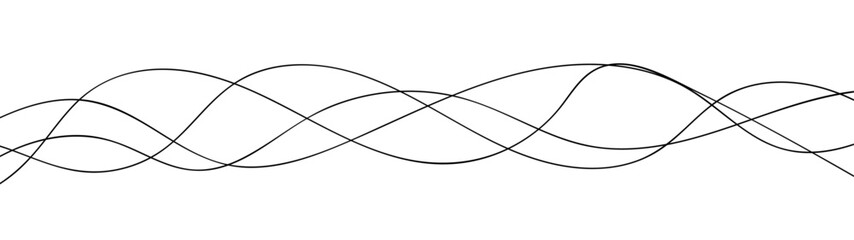 abstract wavy background with black wavy lines. black wave background. suit for banner, cover, poster, flyer, AI technology, digital, communication, 5G, science, music. vector illustration