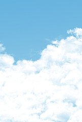 背景素材_青空と雲