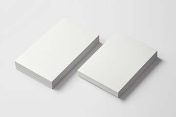 Business Card Mockup on Isolated Background created with Generative AI