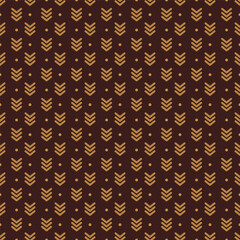 Seamless arrow pattern for fans, prints, textures, creative ideas for packaging, clothing and decorative elements