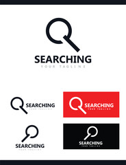 searching logo 