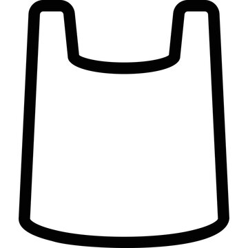 recommend clip art: Simple vector icon plastic bag