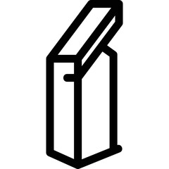 Simple vector icon ATM