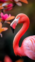 pink flowers, blurred