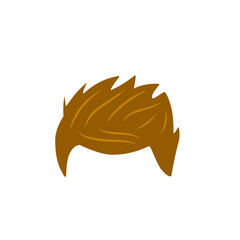 men hair vector design