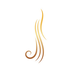 Hair line logo and symbol