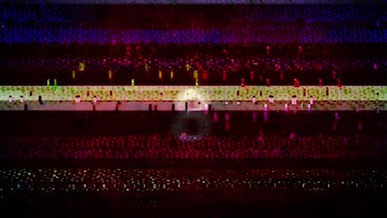 Countdown 10 second horror movie film halloween scary timer animation background