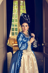 Rococo queen with high wig