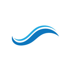 Water wave icon vector