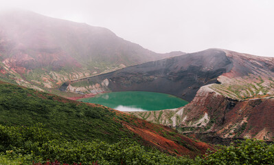 Lake in volcanic crater © Hamidi Mohammed