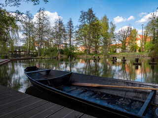 boat in the spree forest nature reserve