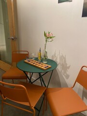 table and chairs