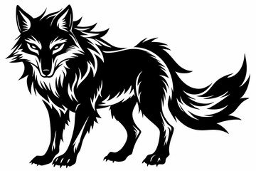 wolf vector illustration
