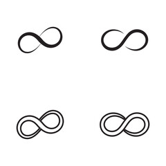 Infinity logo and symbol Design Vector