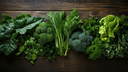 Assortment of green veggies