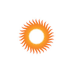 Sun Vector illustration Icon